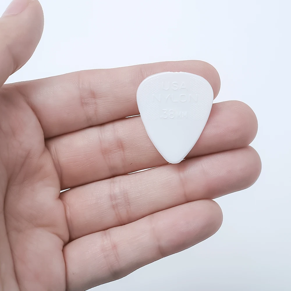 Dunlop Guitar Picks 44R Nylon Standard Pick 0.38/0.46/0.6/0.73/0.88/1.0 mm, USA Original Guitar Accessories