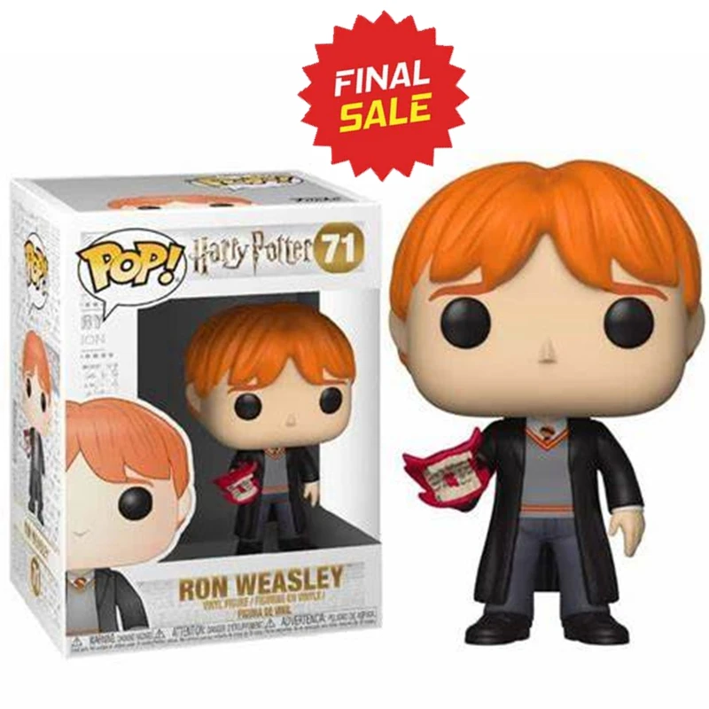 At Rock-bottom Price Funko POP Harry Series Ron Weasley #71 Vinyl Action Figure Collection Model Toys