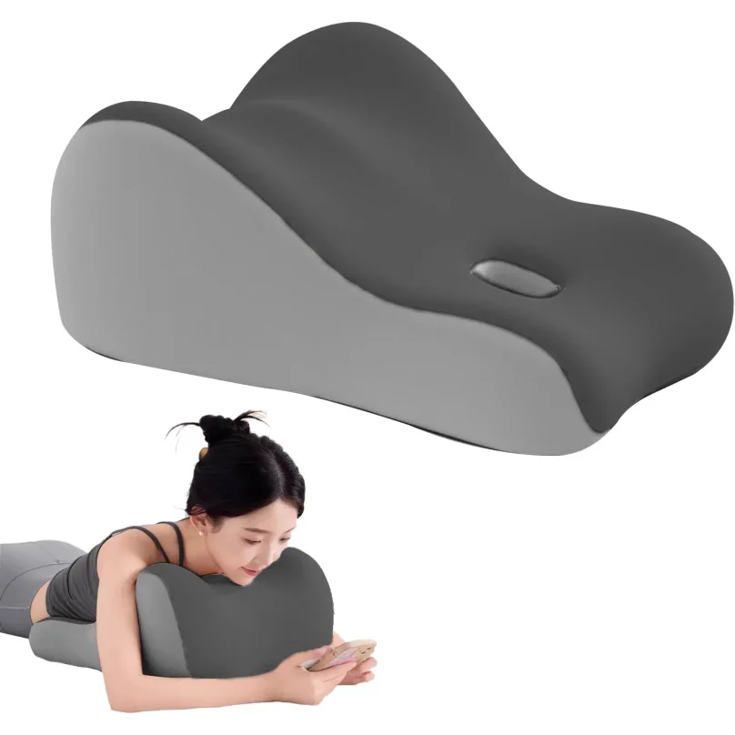 Support Wedge Pillow for Couples Memory Foam Positioning Cushion for Back Neck & Waist Pain Relief with Washable Cover