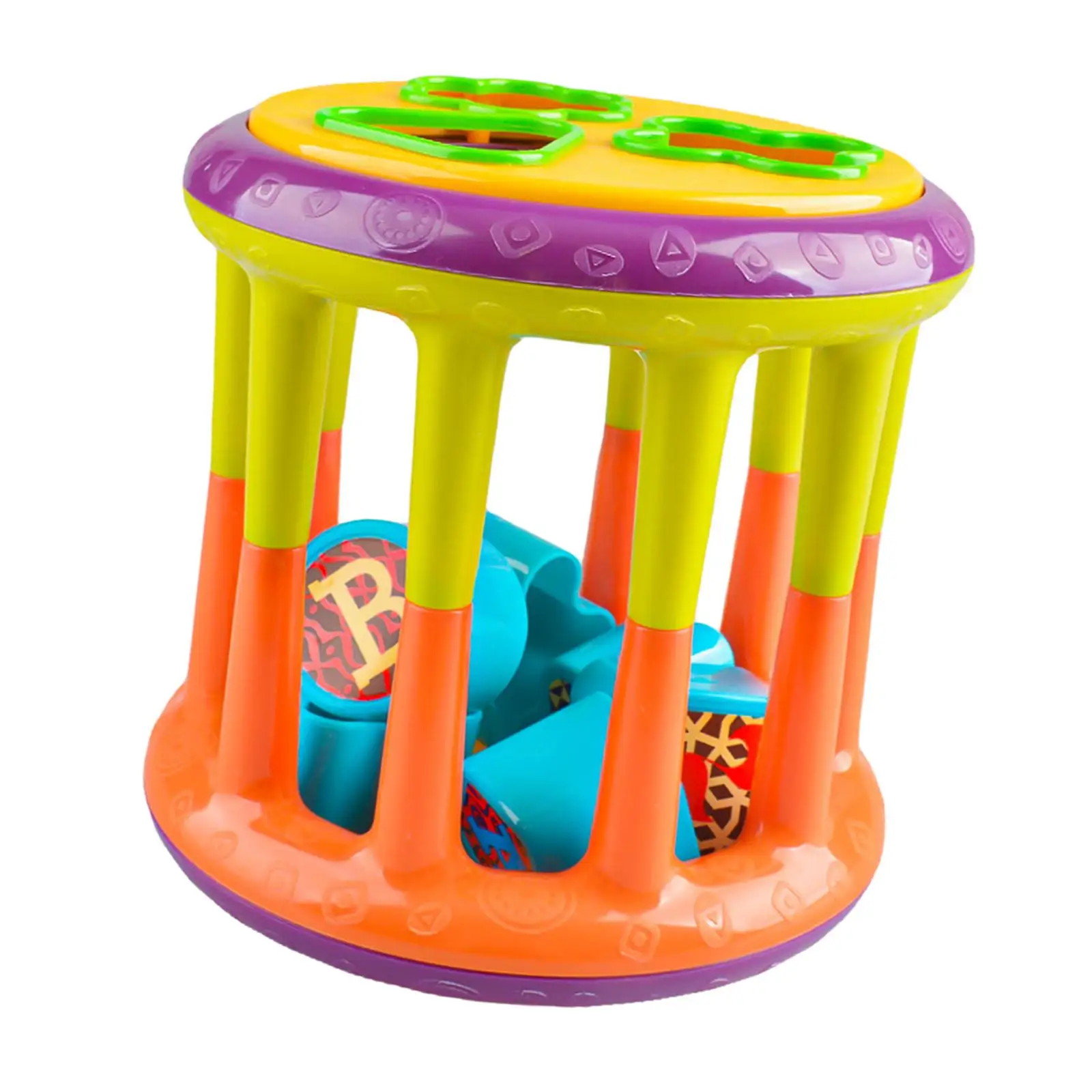 Activity Cube Sorting Stacking Toy Fine Motor Skills Durable 6 12 18 Months Valentines Day Gifts Montessori Toys Shape Sorter