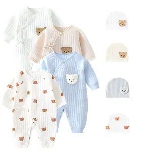 Boys Bodysuit Newborn Winter Jumpsuit Cotton Clothing Child Wear 0-6m Thickened Spring and Autumn Clothing 8 Main Sales Body Girl - №3