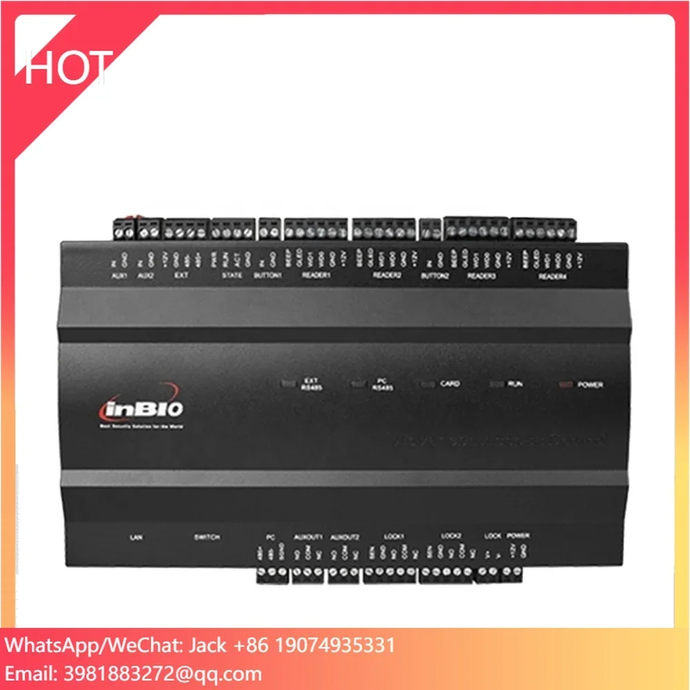 ZK Inbio 260 Smart Door Lock IP-based Biometric Fingerprint Multi Door Access Controller Panel Board Zkt Inbio260