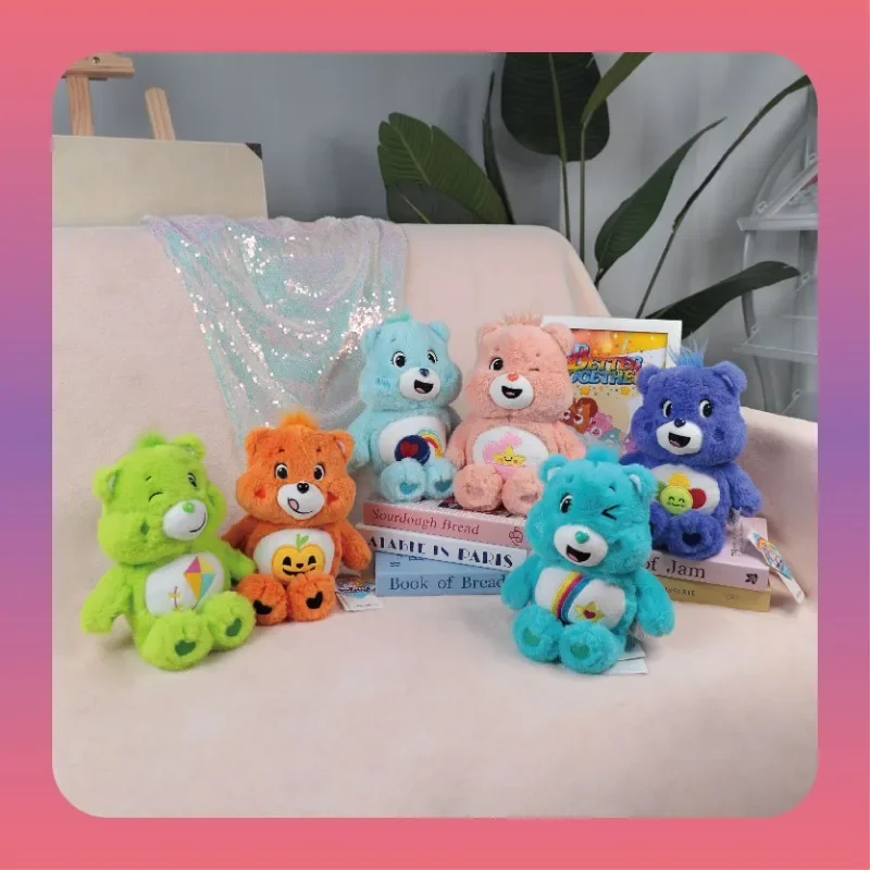 

New Kawaii 30cm/90cm Genuine Care Bear Cute Plush Toy Doll Rainbow Bear Pillow Children’s Birthday Gift Christmas Gift