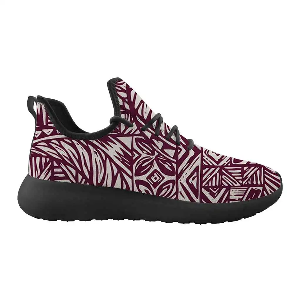 Tonga Art Style Teenage Girls Brand Design Casual Shoes Polynesian Tattoo Print Sneakers Comfortable Mesh Women's Footwear