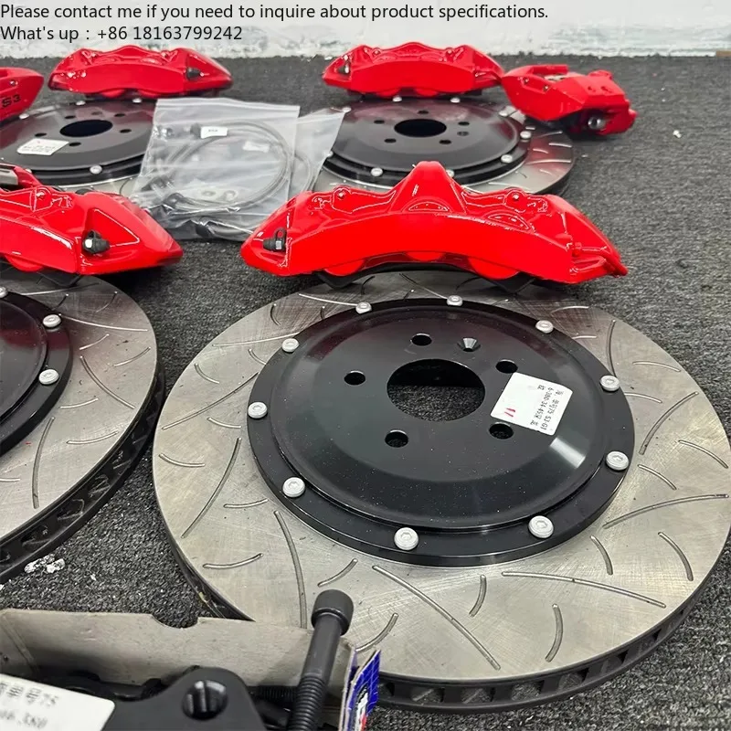 

Front 6Pot and Rear 4Pot Big Brake Upgrade Kit with High-Performance Discs and Pads Suitable for Audi