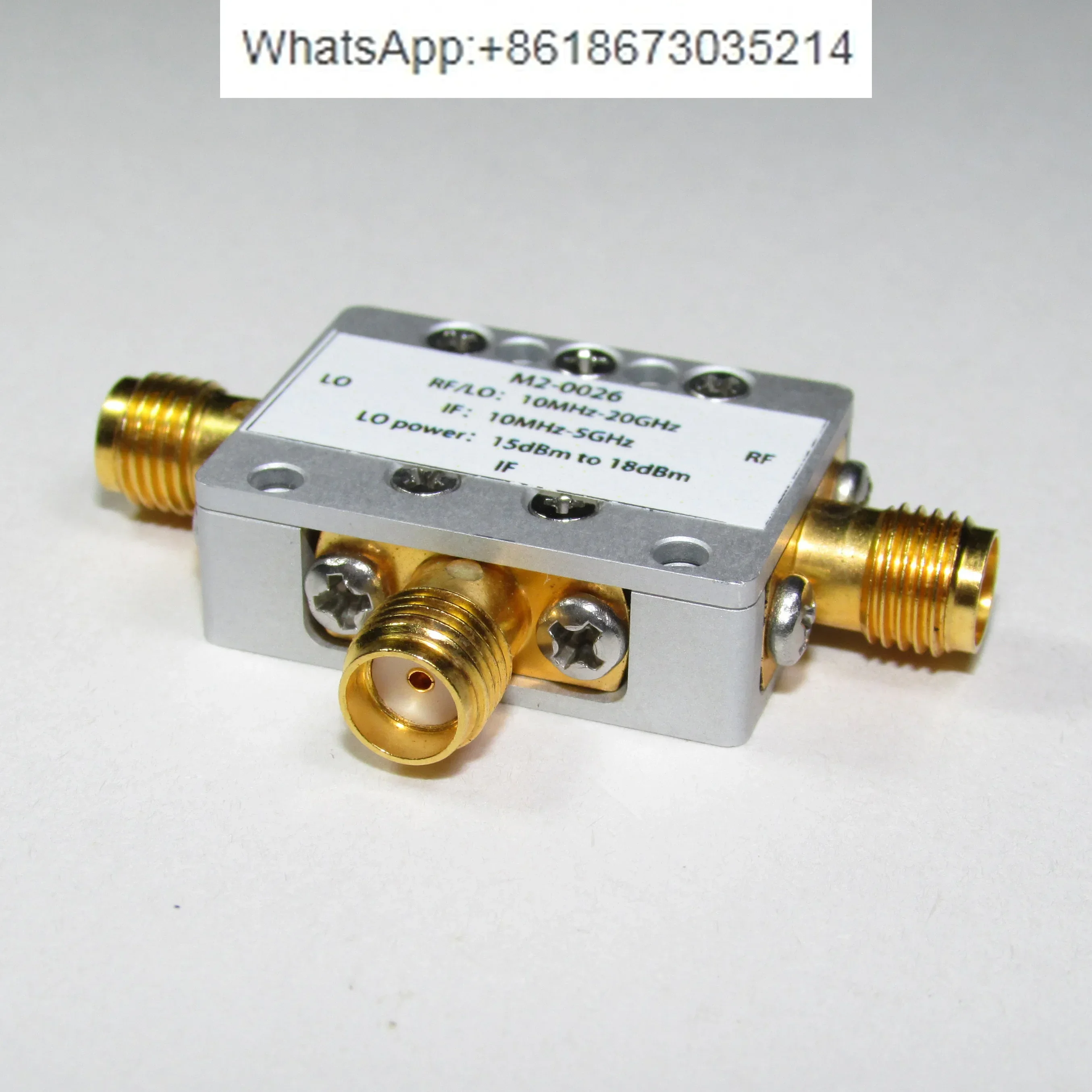 M2-0026LP 10MHz-20GHz SMA RF Microwave Coaxial Wideband Triple Balanced Mixer