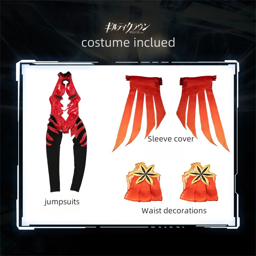 AGCOS Guilty Crown Yuzuriha Inori disfraz de Cosplay mujer Anime juego de rol šン uniformes de Navidad ropa Cosplay