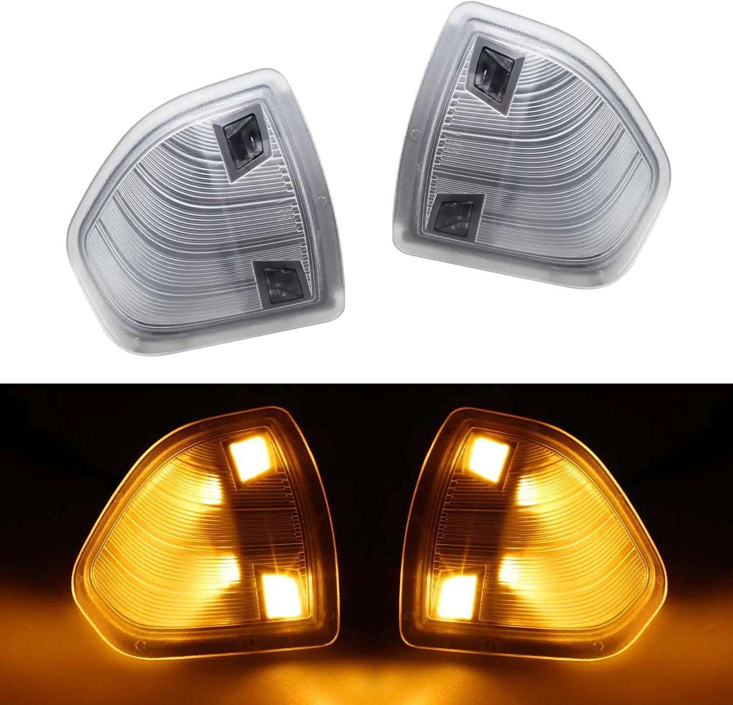 

68302828AA 68302829AA Car Side Mirror Marker Lamps Turn Signal Light For Dodge Ram 1500 2500 3500 4500 5500 2010 2011 ~ 2018