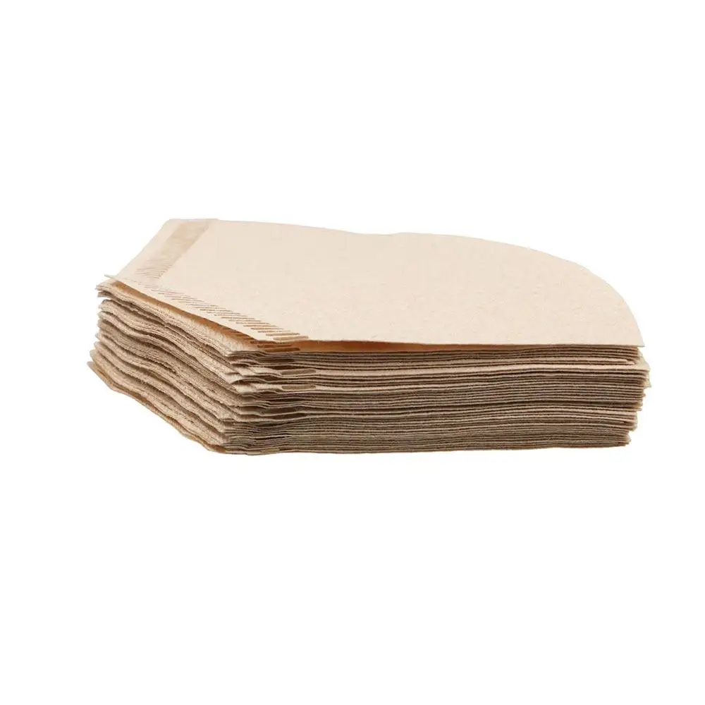 101 40pcs Unbleached Eco-friendly Strainer Sheet Coffee Machine Coffee Filter Filter Paper Hand Drip Paper Filter Bag