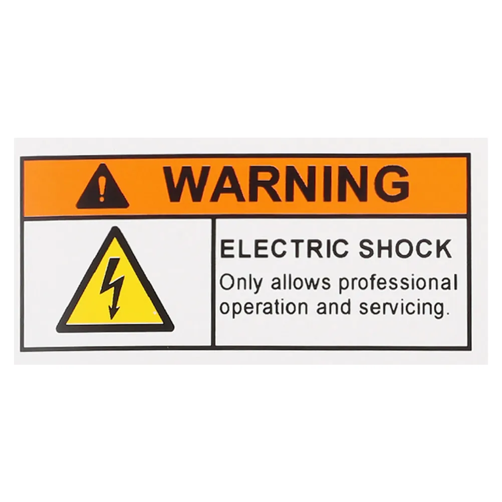High Voltage Warning Sticker For Maintenance Danger Electrical Safety Warning Stickers Sign High Voltage Electricity Shock Label