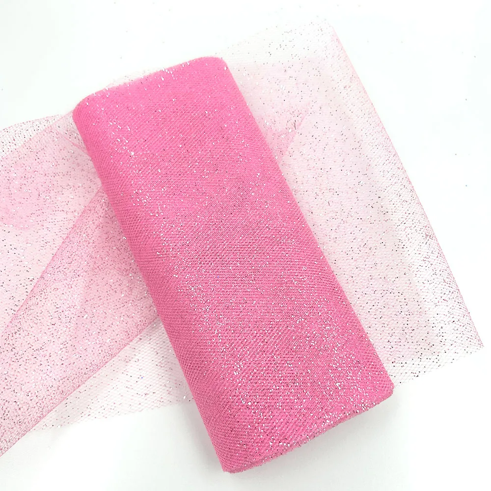 15cm X 10 jardów Błyszczący tiulowy materiał w rolce Szarfy na krzesła Łuk Bieżnik na stół Swag DIY na wesele Impreza urodzinowa Dekoracja