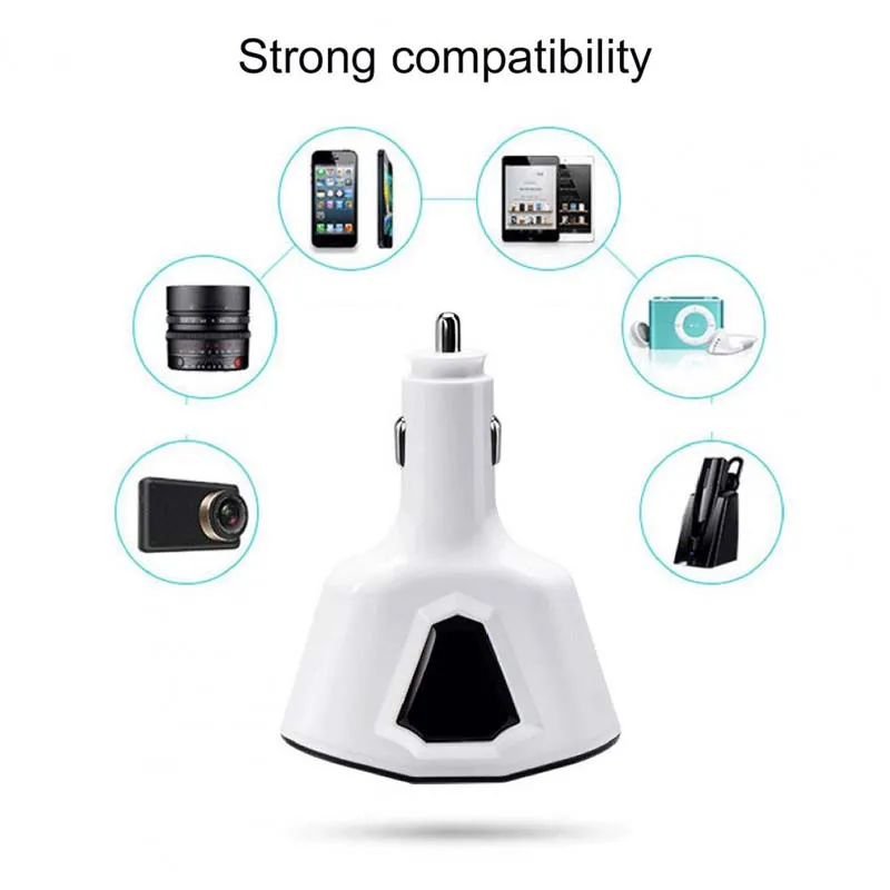 Автомобильное зарядное устройство для прикуривателя, 2usb, 12-24 В, 5 В, 3,1 А