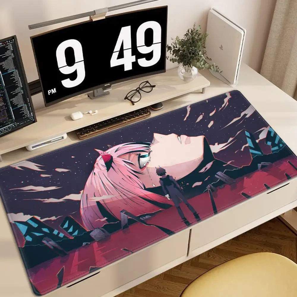 Mousepads Non-slip Lockedge Office In Student Gaming Darling Zero Thickened Large Writing Franxx The Pad Two Cushion Mouse Pad