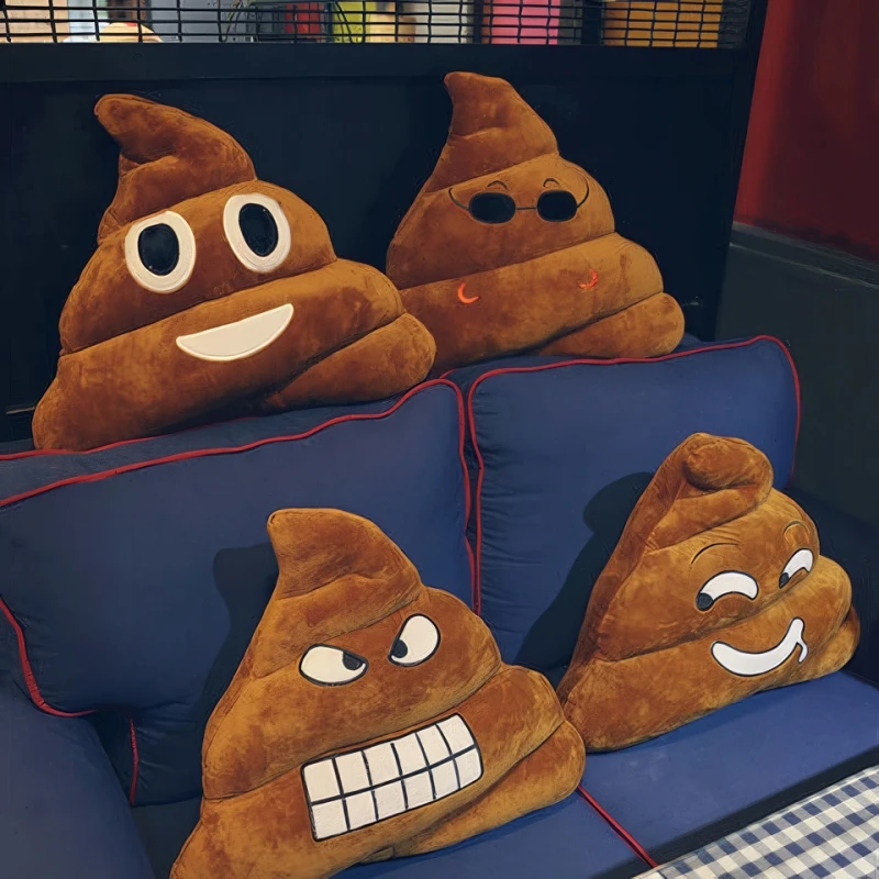 Creative Poop Plush Pillow Funny Stool Doll Novelty Stuffed Toy Weird Hilarious Decor Companion