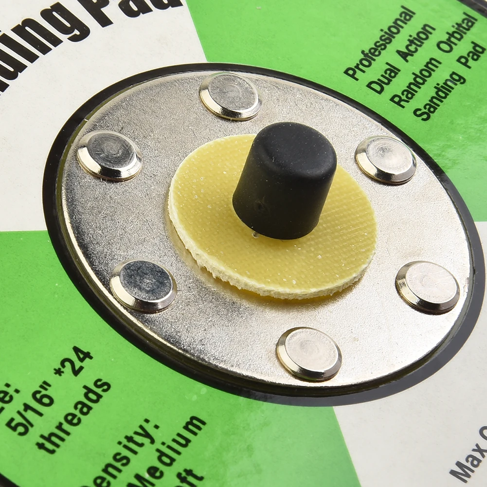 5 inci 125mm bantalan pengamplasan DA pelat polesan bantalan pendukung Aksesori alat listrik abrasif untuk memoles penggilingan