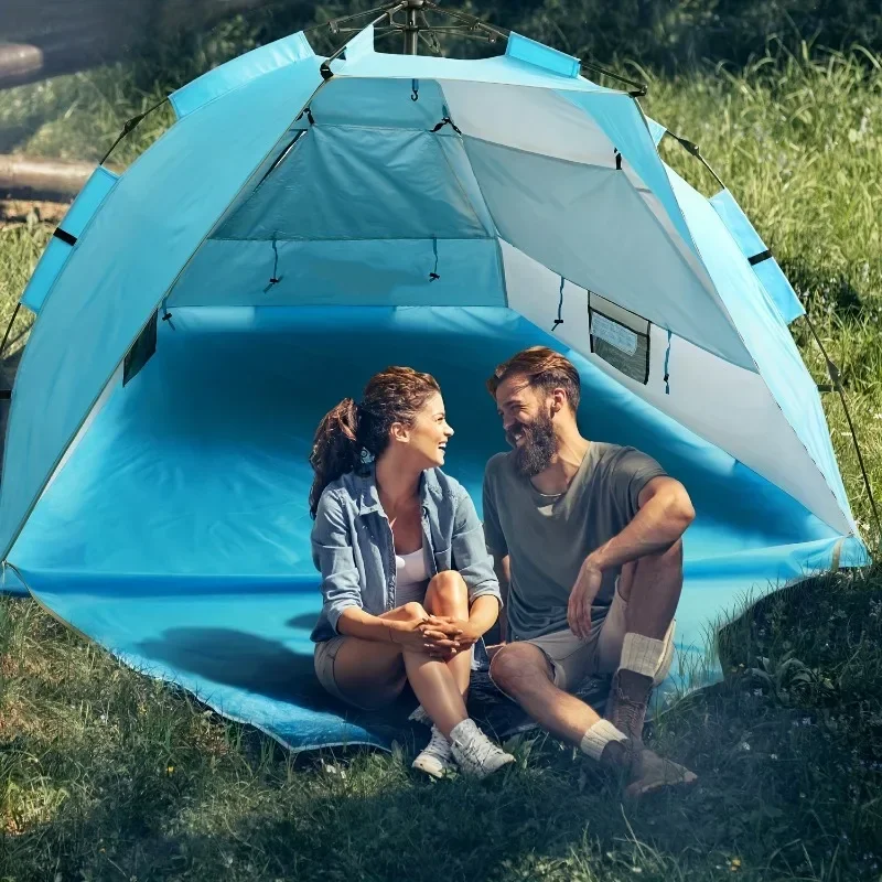 YOUSKY Automatic Construction Beach Tent, Ultralight Outdoor Camping & Picnic Tent for Couples and Party Gatherings