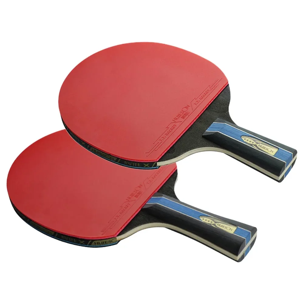 Bintang 4 Untuk Dayung ping Pong dengan Karet Jerawat Wajah Ganda Ringan dan Nyaman untuk Remaja dan Pemula