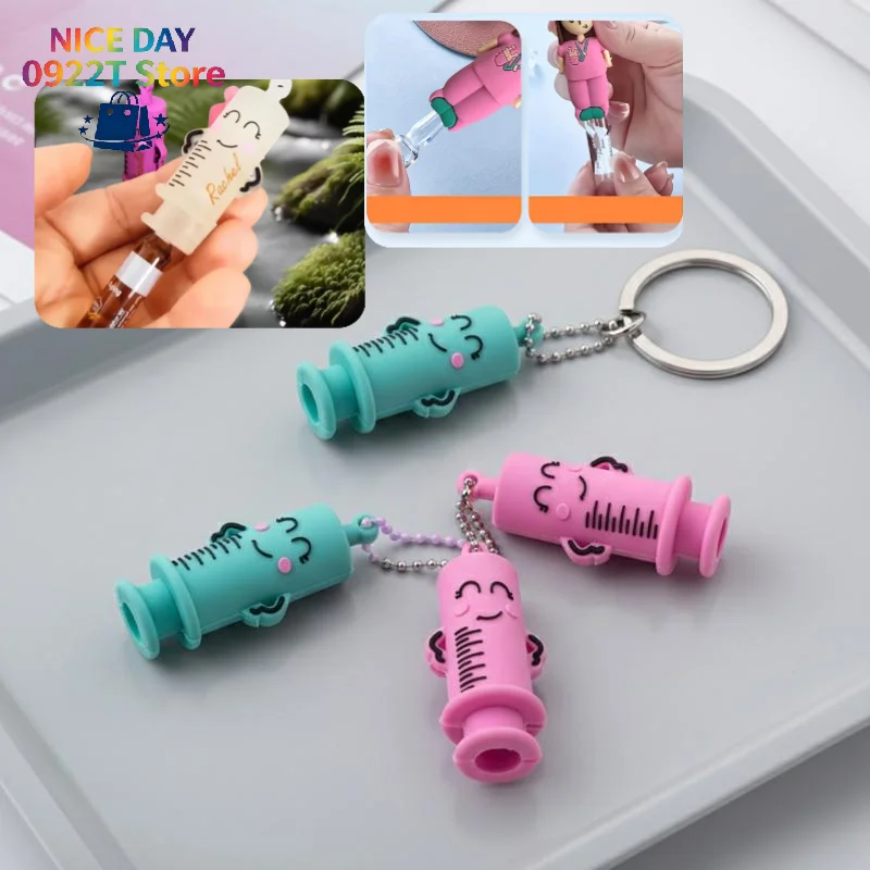 Syringe‑Shaped Ampoule Bottle Opener Keychain, Portable  Vial Cutting Tool For Nurse Doctor Clinical Staff@#X