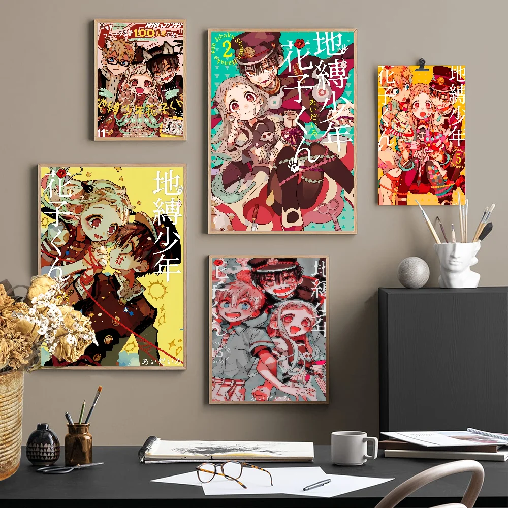 Anime Jibaku Shounen Hanako-kun Classic Vintage Posters HD Quality Wall Art Retro Posters For Home Room Wall Decor