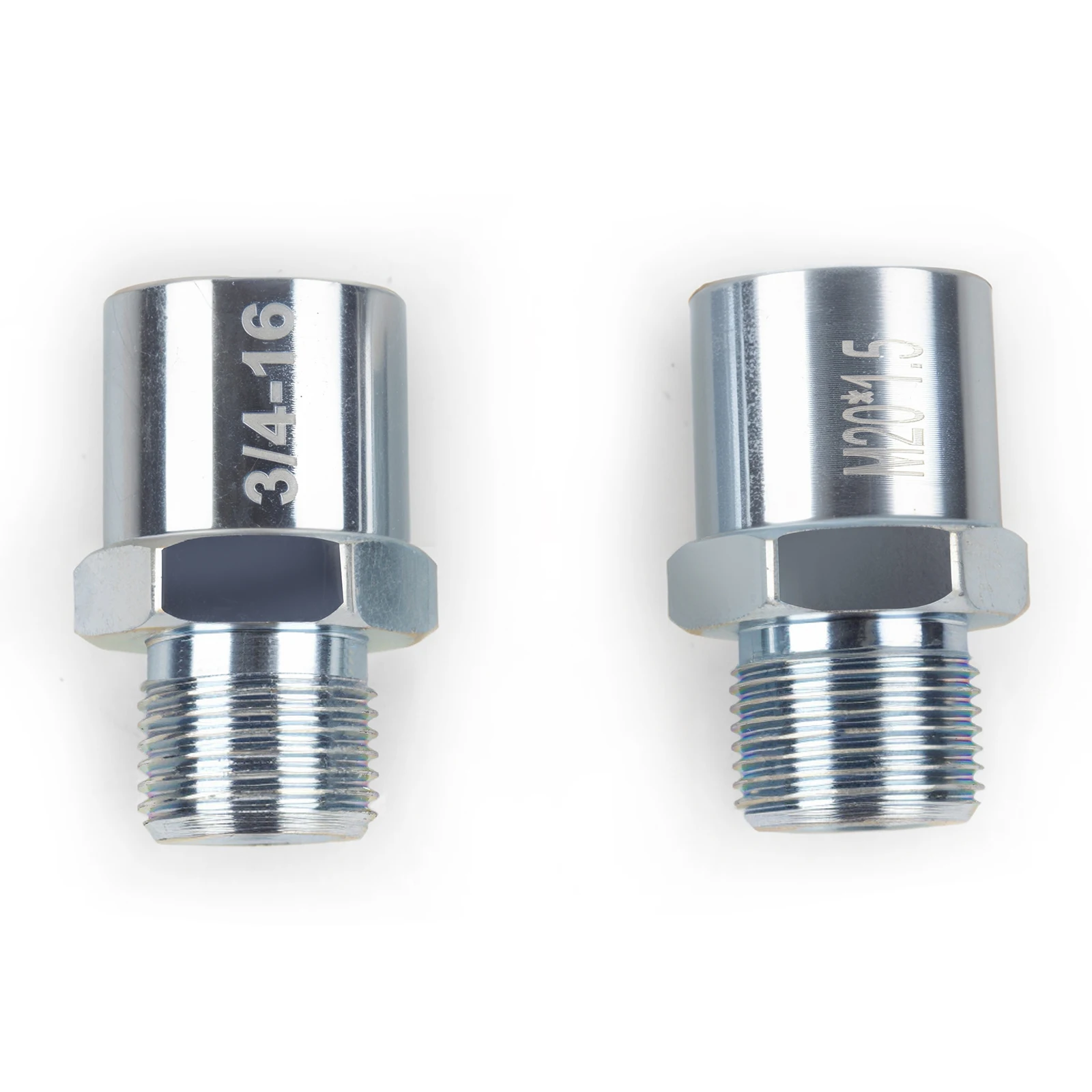 Universal AN8 Oil Cooler Sandwich Adapter Plate With Adaptor Threads 3/4-16UNF/M20X1.5 Silver or Black - Image 3