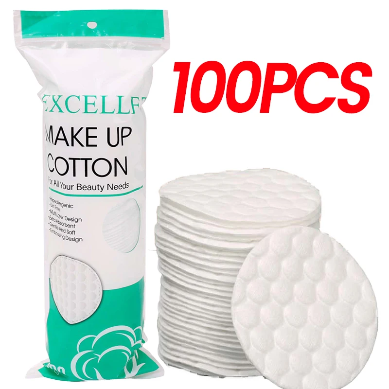 Disposable Soft Circular Makeup Remover Pads for Daily Use