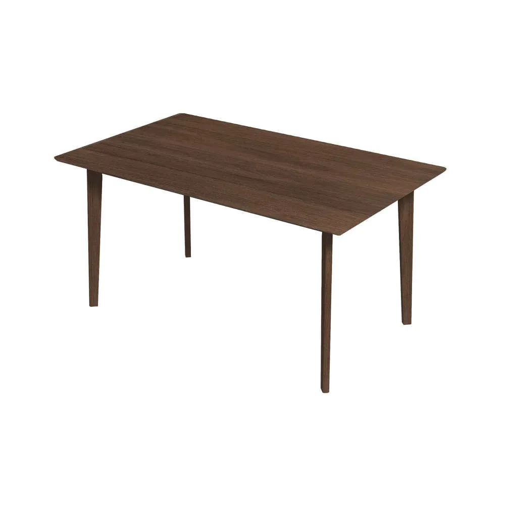 Mesa de comedor de madera maciza Mesas de comedor Mesa de centro 35,5" X 59,1" X 29,7"