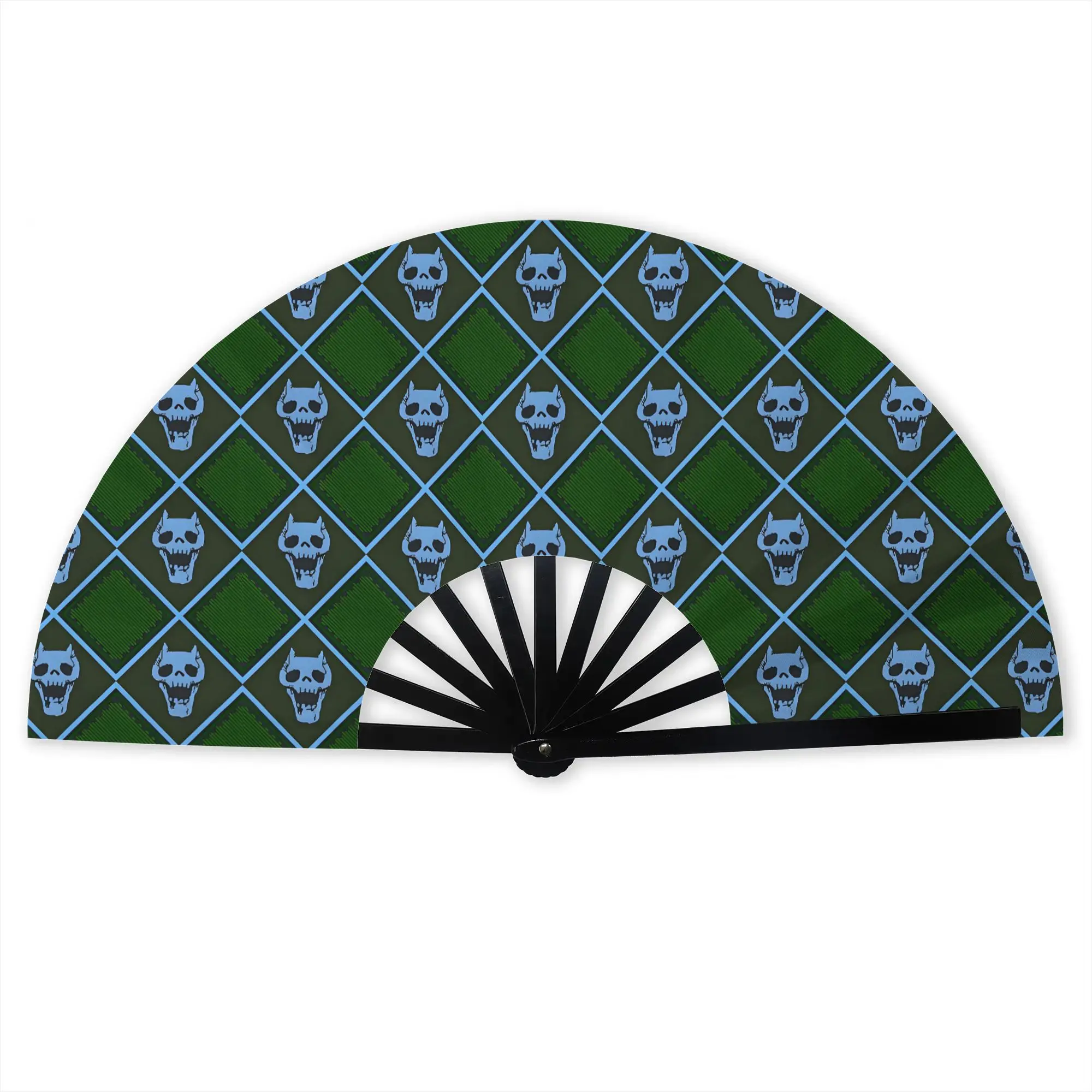 Kira Yoshikage JoJos Hand Fan Promotional Gift Event Souvenir Adventure Bizarre Durable Folding Fans Unique Bulk Pack Fan