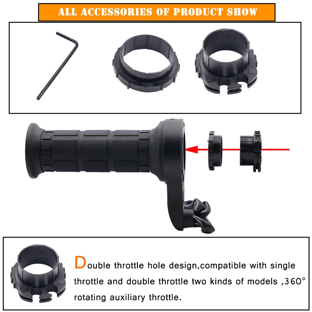 

Electric Heated Handle Grip USB 21A Large Current 65-85C TPU Material Motorcycle Accessories Safe Driving Adjustable