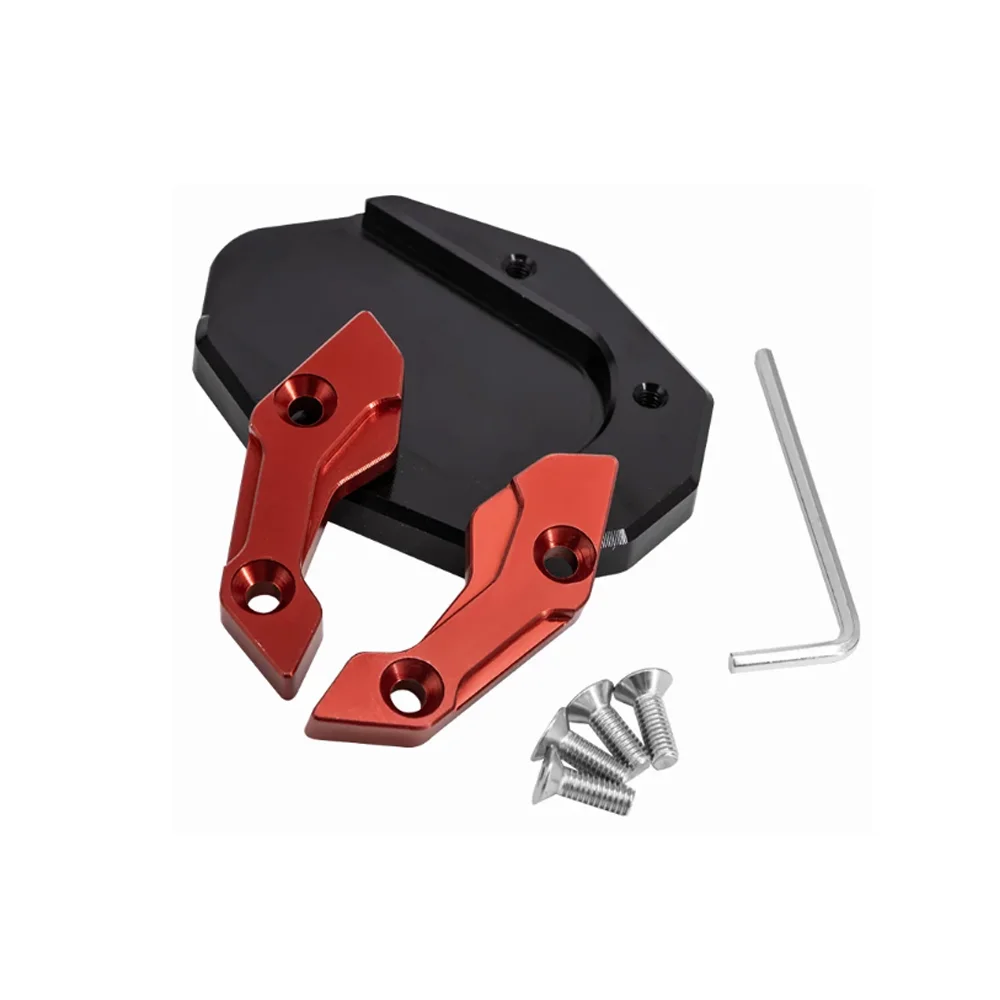 For HAOJUE UHR150 UHR125 uhr 150 125 High Quality CNC Motorcycle Kickstand Foot Enlarger Side Extension Pad Stand Support Plate