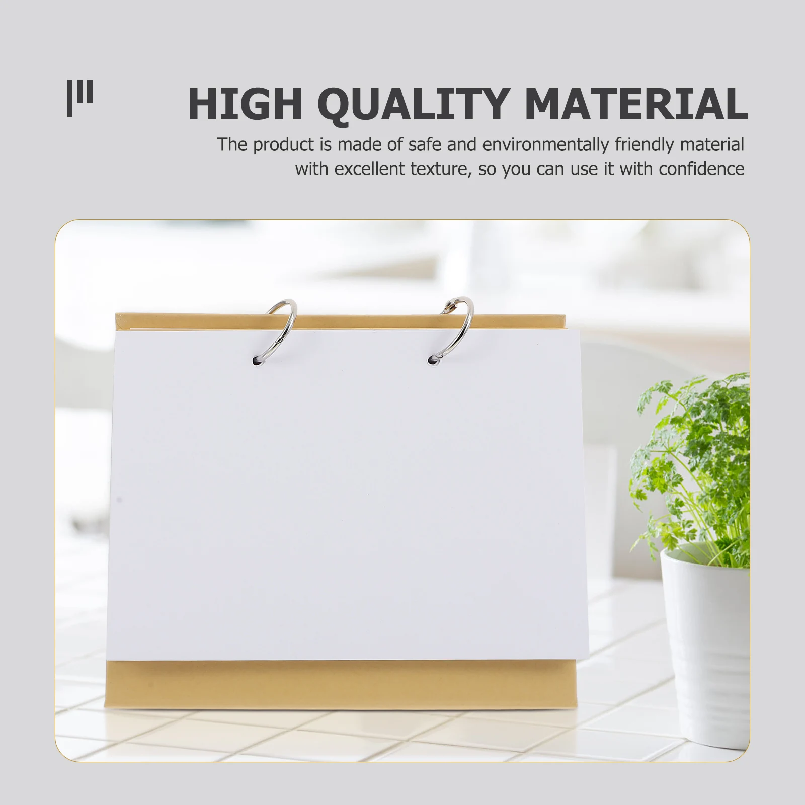 Blank Desk Calendar Calendars Making Loose-leaf Book DIY Desktop Photo Small Paper Craft Detachable Office