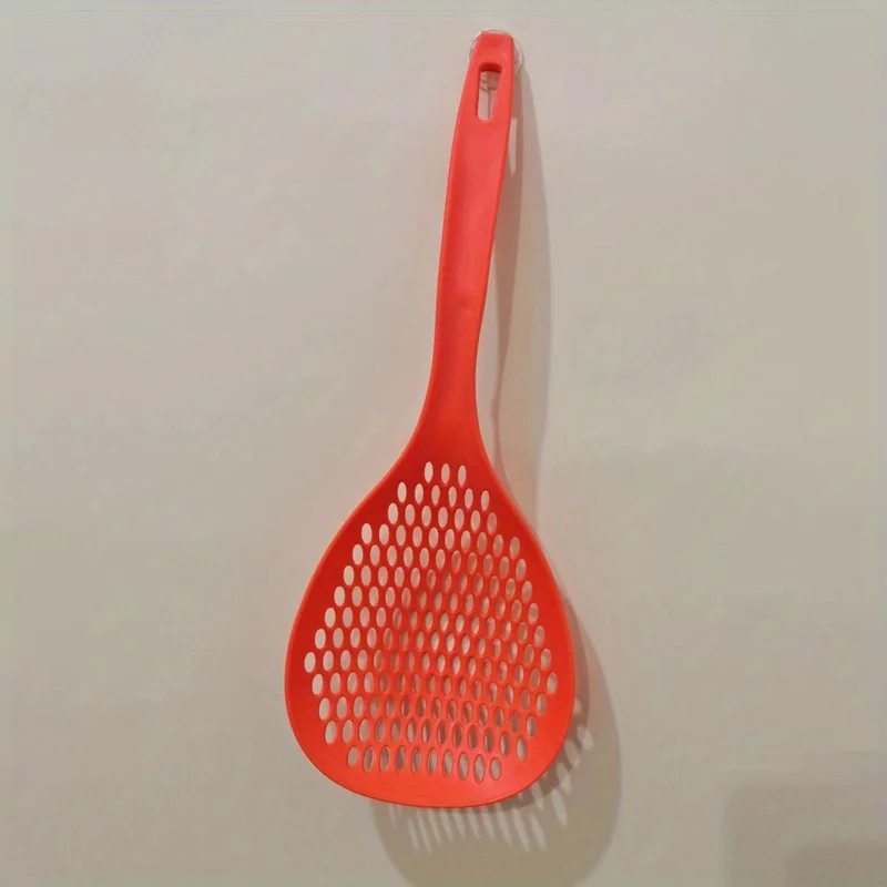 قطعة واحدة من وعاء فلتر المعكرونة للمطبخ - مقبض طويل من الفولاذ المقاوم للصدأ - مثالي للطهي المنزلي واستخدام المطاعم #4