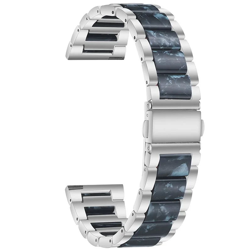 

Metal Resin Watch Band for Samsung Galaxy Watch 7/ 6/ 5/ 4 Classic / Active 2 Watchband Strap Men 20mm 22mm Watch Bracelet