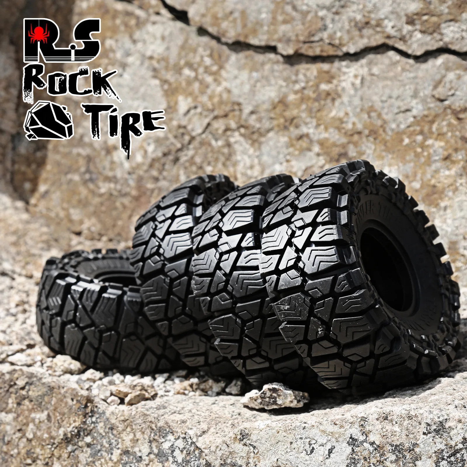 إطار عجلة مطاطي لسيارة الزاحف RC ، SCX10 برو ، كابرا TRX4 ، RC4WD ، D90 ، ريدكات ، 1 ، 10 ، 4 ،