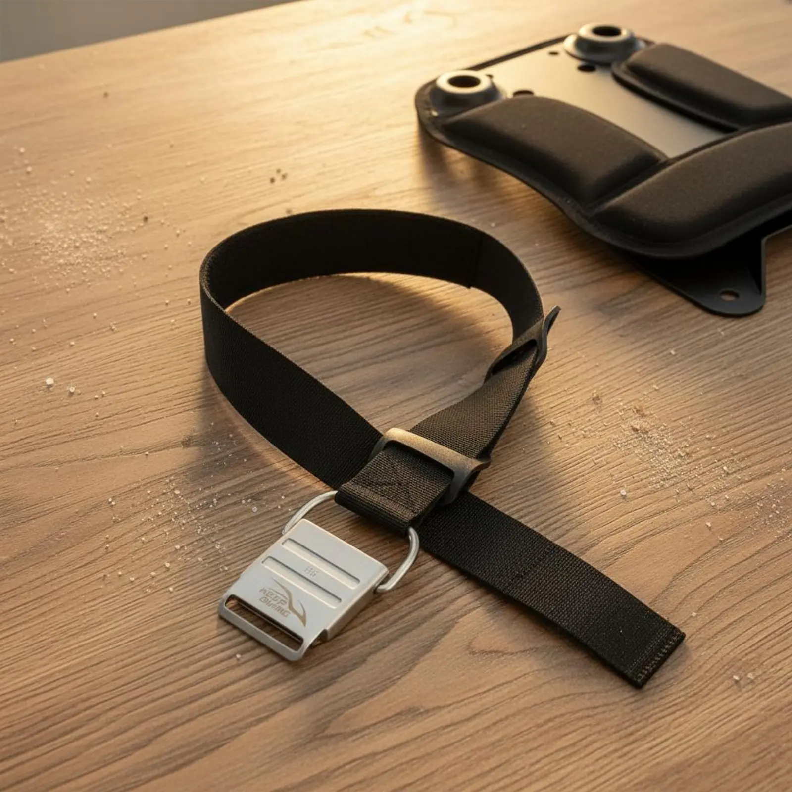 Underwater Cylinder Strap Stainless Steel Components Diving Cylinder Band BCD Cylinder Strap Fast-Disconnect view 3