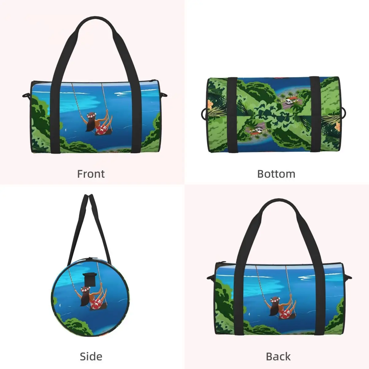 Hinano Tahiti Luggage Bag Multi-Functional Duffle Tote Bag Handbags Gym Bags Fitness Bag for Boys Girls