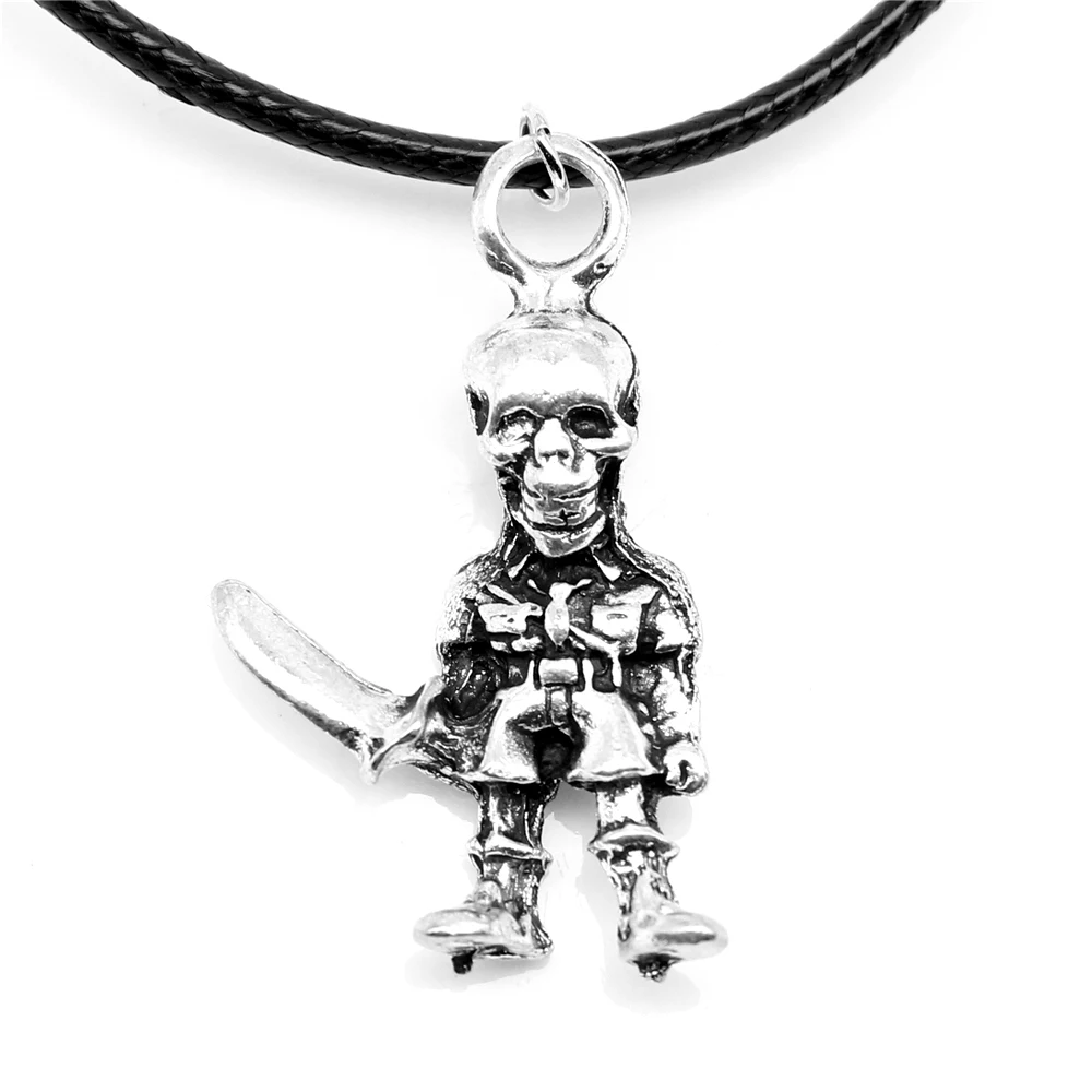 1 Piece 22x37mm Pirate Male Necklace Women Jewelry