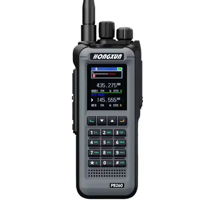 HONGXUN P8260 Handheld Smart Speaker Dual Standby 999+ Channels 20W 20km Range Two-Way Aviation for Radio 20W 20km Walkie Talkie