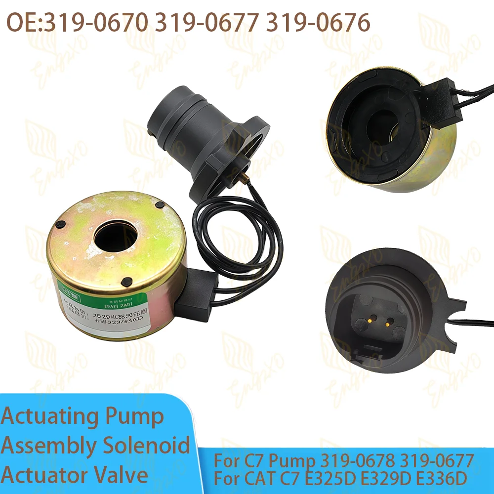 High Quality 319-0678 319-0677 319-0676 Actuating Pump Assembly Solenoid Actuator Valve For CAT C7 E323 E329 E325D E329D E336D