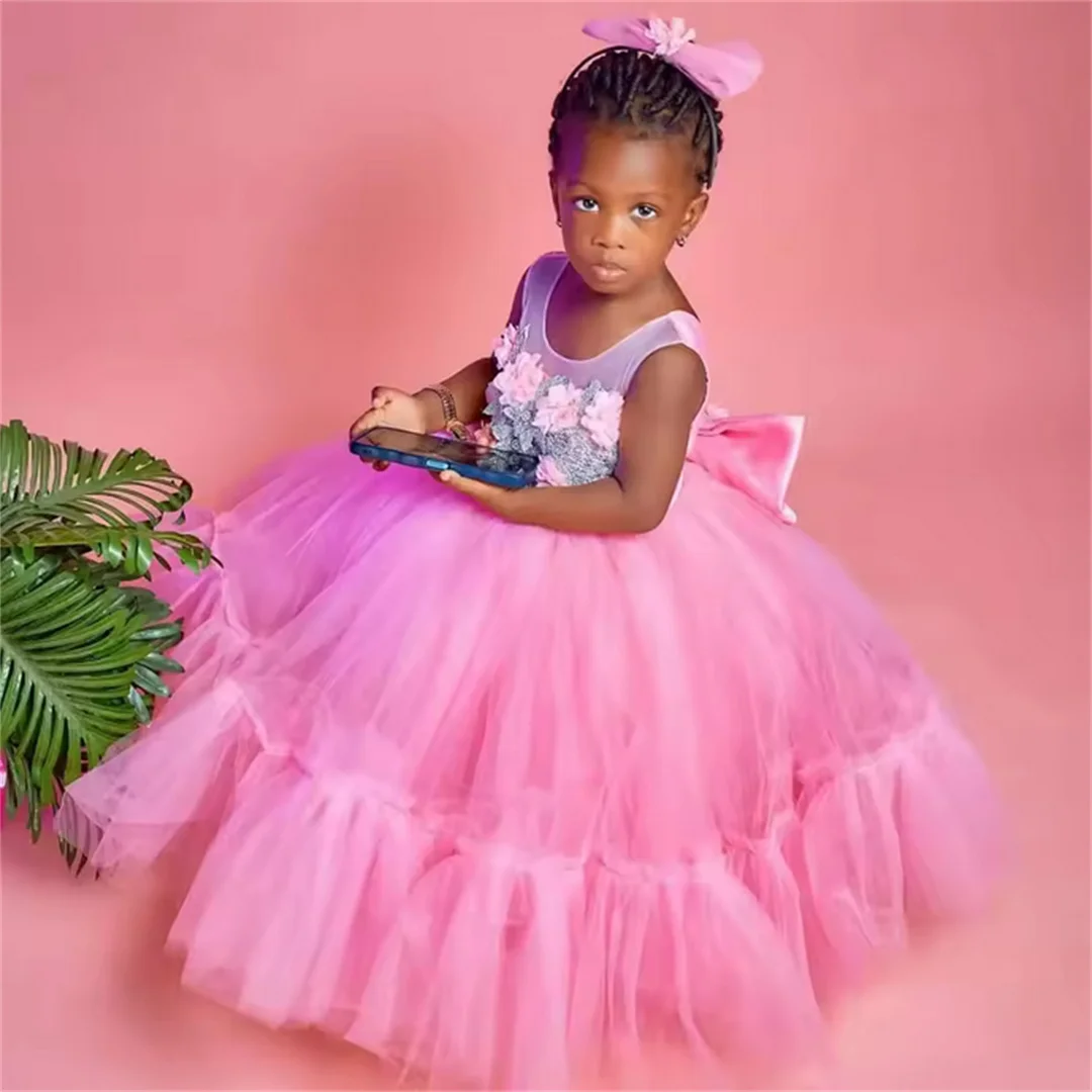 robe-de-bal-rose-personnalisee-pour-filles-en-tulle-princesse-florale-3d-robe-de-concours-de-premiere-fete-d'anniversaire-pour-mariage