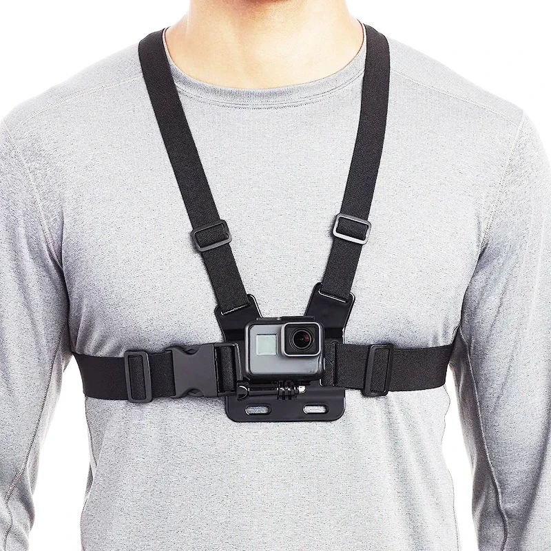 

Adjustable Chest Harness Strap Mount For GoPro Hero 12 11 10 9 8 7 6 5 4 SJCAM Insta360 X2 X3 DJI Osmo Action Camera Accessories