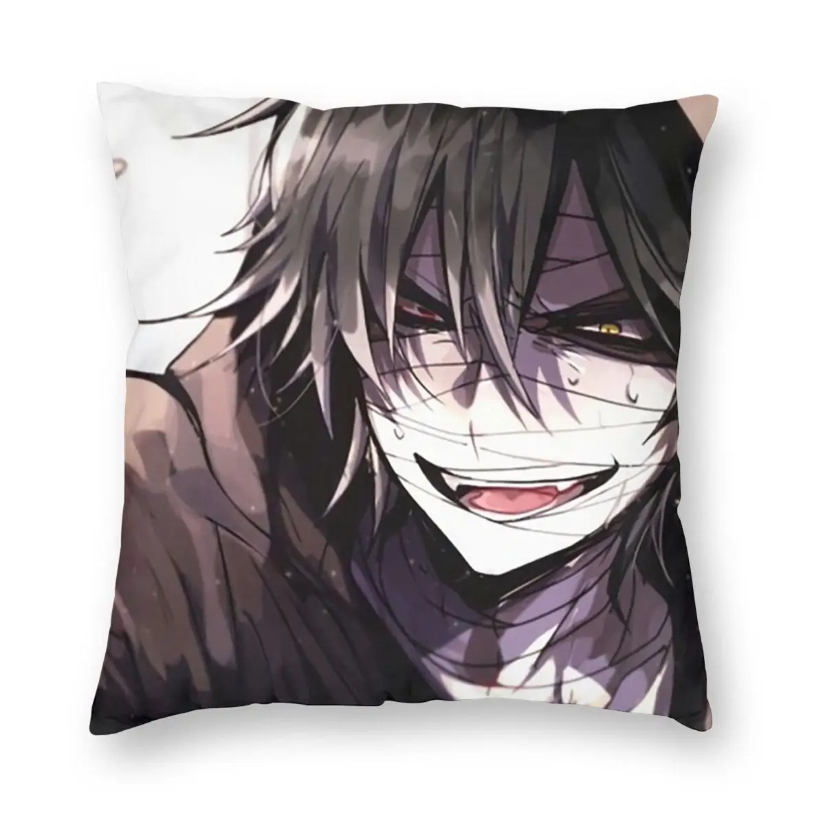 Anime Bungo Stray Dogs Square Pillowcase Pillow Cover Cushion Decor Comfort Throw Pillow for Home Sofa