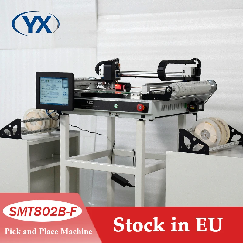 Máquina Automática de Colocación de Componentes SMD de Escritorio con Cámara de Visión de Precisión para Línea de Producción de LED SMT