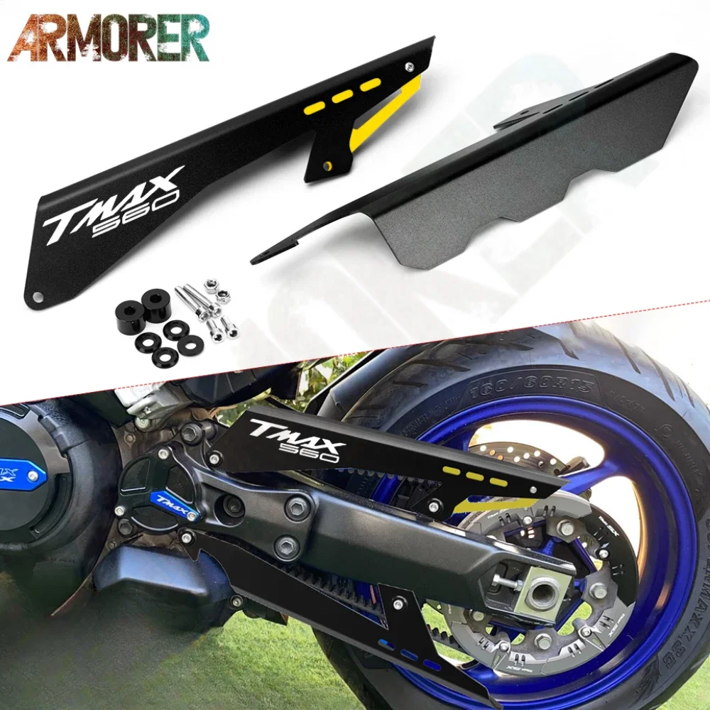 

Motorcycle Accessories Belt Guard Cover Protector Chain Guard For YAMAHA TMAX 560 TECHMAX T-MAX 560 T MAX 560 TECH MAX 2020 2021