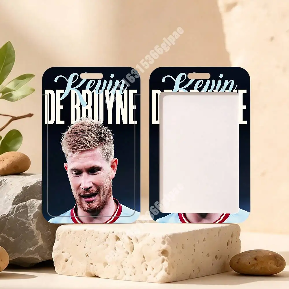 K-Kevin De B-Bruyne Belgium Football Plastic Card Holder Worker ID Card Clear Transparent Employee Visitor Pass