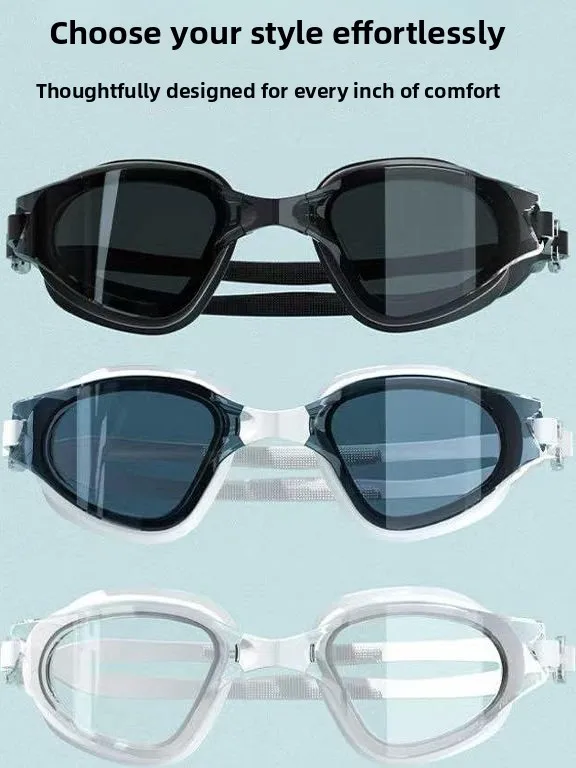 high-definition-anti-fog-waterproof-swimming-goggles-men's-women's-diving-special-set-swim-cap-goggles-for-fitness-and-sports