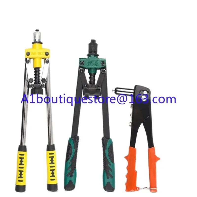 Professional environmental protection double handle riveter, can pull 3.2/4 0/4.8 mm tool