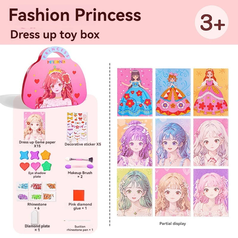 3 in 1 Princess Makeup Kit DIY - đánh giá và giá Art Craft 3 Year Old