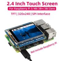 SHCHV Pantalla táctil de 2,4 pulgadas para Raspberry Pi Zero 2 W 320x240 Interfaz SPI Pantalla TFT para Pi 5 4B 3B+ 3B 3A+