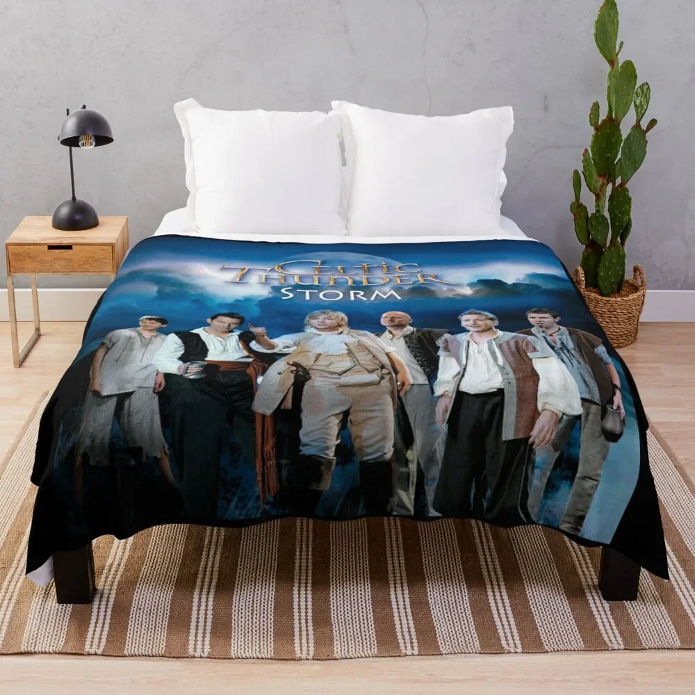 

Celtic Thunder storm Throw Blanket Cozy Warm Blanket for Bed Room Decor