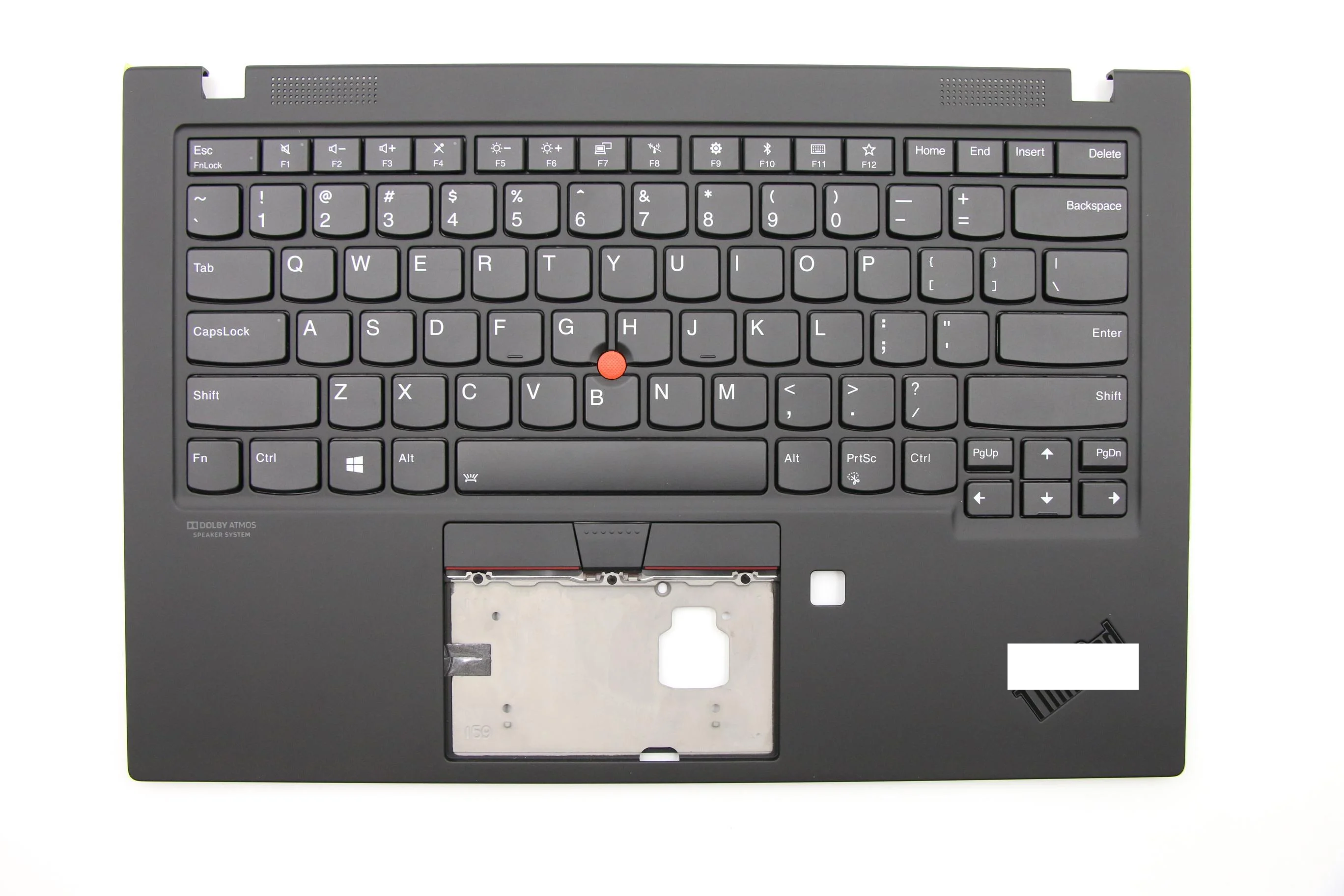 For  X1 Carbon 7th Gen US Palmrest Keyboard Cover Upper Case 5M10W85882 5M10V25500 5M10V25572 /No fingerprint